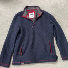 Wierd fish fleece lined mens jumper