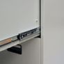File Cabinet with 3 Drawers Grey 102.5 cm Steel Image 2