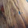 Large Vintage Solid Wood Pine Desk with Multiple Drawers Image 10