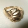 Vintage Hallmarked 9ct Gold 'Oyster' Ring Image 10