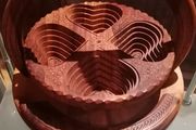Handcarved Collapsible Wooden Basket