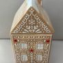 M&S gingerbread house ceramic cookie jar (empty) Image 2