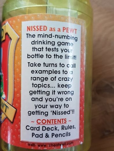 Adult Game: Nissed as a Pewt