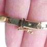 Vintage 9K Solid Gold 375 heavy Necklace Collier 13,28g length 17,2" Image 9