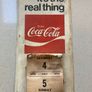 Coca Cola Metal Sign Calendar Rare 60's Image 2