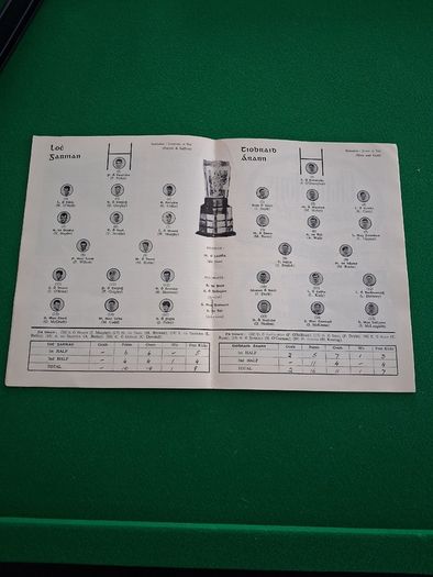 1965 All Ireland Hurling Final Match Programme
