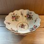 Vintage Staffordshire Floral Footed Fruit Bowl Image 2