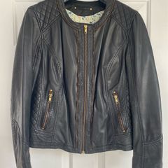 Saki Genuine Leather Jacket (size 12)