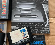 Original SEGA Mega Drive II with 8 Games