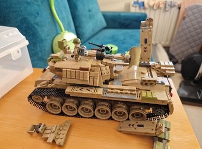 Tank lego brick set