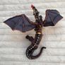 Dragon of Darkness Figure Fantasy World By Papo 2007 approx. 9'' Used Please see photos Image 3