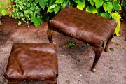 Antique pair of footstools