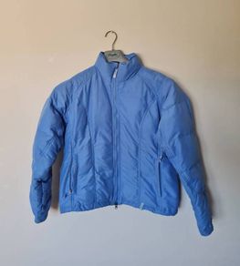 Musto soft shell nylon down jacket Size 12 ptp 20" blue in excellent condition