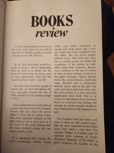 The Lyle Official Books Review 1982. Hardback With Dustjacket In Very Good Condition.