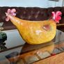 Vintage Hen Chicken Rooster Figurine Farmhouse Kitchen Cottage Decor Image 6