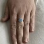 Sterling Silver Jade Ring Image 7