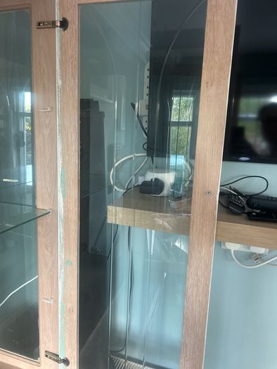 Wood kitchen cabinet