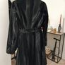 Karen Millen Black Velvet Military Coat Image 2