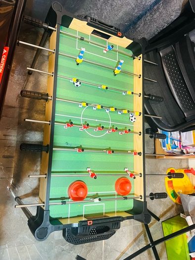 Brand new foot ball and air hockey indoor game..