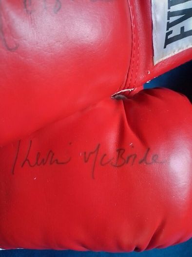 Autographed Kevin McBride Signed Everlast Boxing Gloves (Pair)
