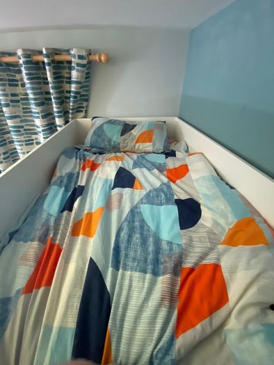 bunk bed with desk