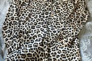 Zara leopard blouse