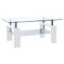 Rectangle Glass Coffee Table Modern Living Room - Free Delivery Nationwide Image 10