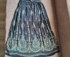 Maxi Sequin Beach Skirt, size 10