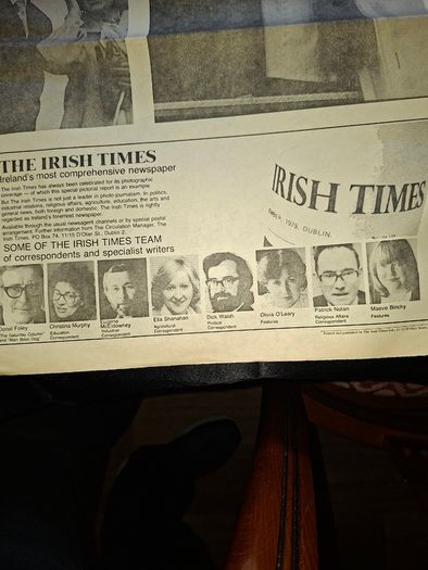 The Irish Times Newspaper Pope John Paul II in Ireland, covering his historic 1979 pastoral visit, Postage Available or Collection