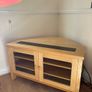 Oak corner TV Unit Image 9