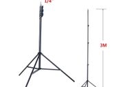 FIRECORE 1/4 x 3M Laser Level Tripod Laser Adjustable Height Tripod/Stand With Adapter