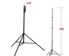 FIRECORE 1/4 x 3M Laser Level Tripod Laser Adjustable Height Tripod/Stand With Adapter
