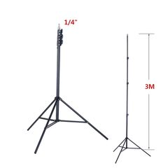 FIRECORE 1/4 x 3M Laser Level Tripod Laser Adjustable Height Tripod/Stand With Adapter