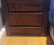 solid wood bedside