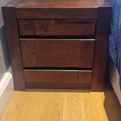 solid wood bedside