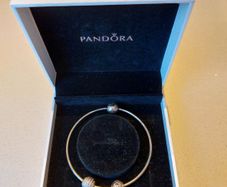 Pandora silver bangle