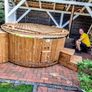 Wood fired hot tubs - Wooden hot tubs for sale Image 5