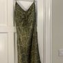 Zara Patterned Slip Dress Image 6