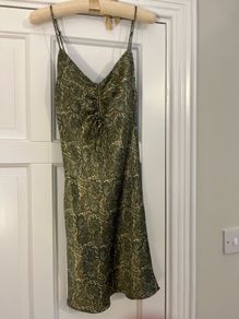 Zara Patterned Slip Dress
