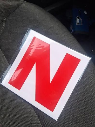 L and N plates - Irish Driving Licence
