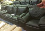 'Contempo' brand new 3+1+1 real full leather Suite
