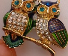owl brooch