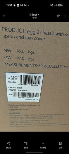 Egg 2 All Black Travel System & Tandem Bundle (With Extras & ISOFIX)