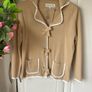Bnwt Edina Ronay vintage inspired cotton cardigan/jacket style size large Image 2