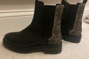 Leather chunky Chelsea boot