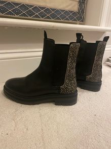 Leather chunky Chelsea boot
