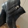 womens ankle boots Caprice black leather lined size 6 Image 9