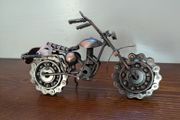 Collectible industrial art motorcycle sculpture (Medium)