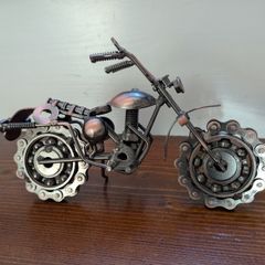 Collectible industrial art motorcycle sculpture (Medium)
