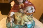 Staffordshire figure little red riding hood free poatage